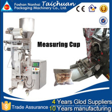 2015 hot sell vffs small model measuring cup automatic peanuts packaging machine TCLB-160A suitable small business